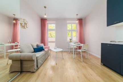 Duża kawalerka na wprost Parku Reymonta, Łódź Górna.