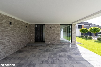 Nowoczesny dom w zabudowie bliźniaczej - 172 m², działka 6 ar