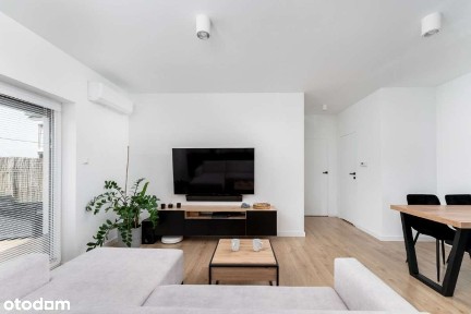 Trzypokojowe mieszkanie z ogródkiem