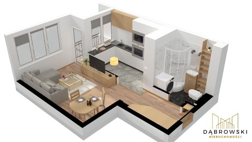 Kawalerka na Woli z balkonem/piwnicą/Metro Młynów