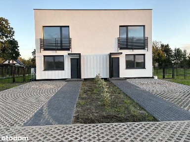 Nowoczesny bliźniak z Pompą ciepła -Ługi