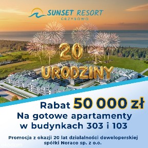 Dwupokojowy apartament Sunset Resort | Budynek 104 | L2