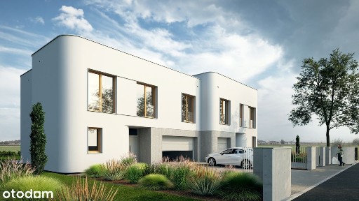 Nowoczesny Dom (bliźniak) Czapli 7