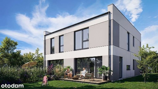 Przestronny bliźniak na zamkniętym osiedlu z pompą ciepła !