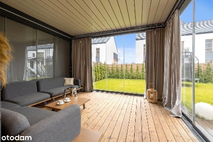 Klimatyzowany SEGMENT Z ORANŻERIĄ | duży ogród | garaż