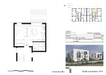 Kawalerka z dużym ogródkiem Mogilno | 27,9 m² + ogród 32,6 m² |