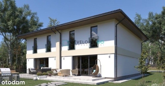 Domy w zabudowie bliźniaczej. Niewodnica Korycka.