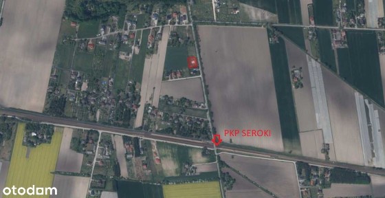 Działka z rozpoczętą budową domu wolnostojącego