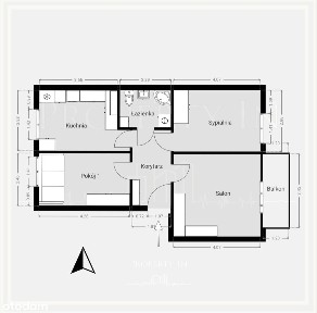 3 POKOJE | 60 M2 | DĘBLIN - LOTNISKO