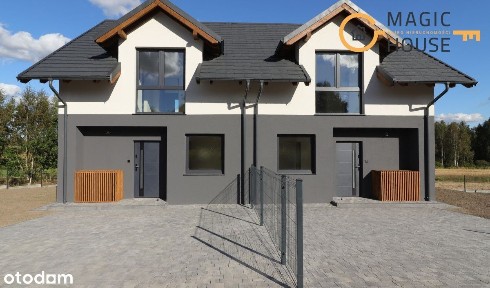 Nowoczesny dom bliźniak - Jeleńska Huta