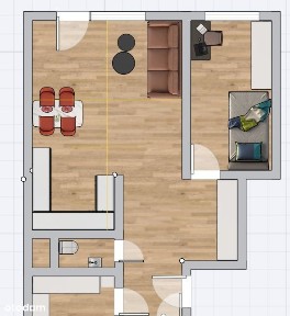 JEDYNY TAKI UKŁAD W MIEŚCIE! 3-pokojowe mieszkanie 51 m² parter