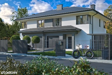 Nowoczesny dom, duży ogród, wysokość parteru 2,92m