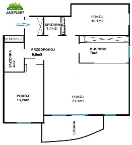 Koszalin 3pok. mieszkanie I piętro, loggia, garaż