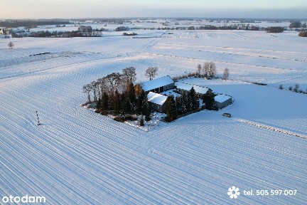 Na sprzedaż dom z budynkami i z dużą działką 5000 m2