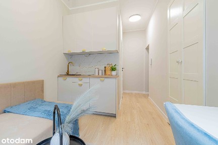 Świeżo wykończona kawalerka w centrum Łodzi | SMART TV, bez prowizji