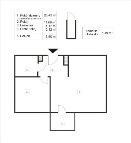2 POKOJE NA ZAMKNIĘTYM OSIEDLU, W CENIE umeblowanie i Miejsce Parking