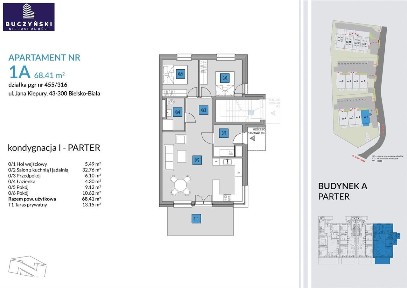 Mieszkanie 1A - Nowe, 3-pokojowe z dużym ogrodem