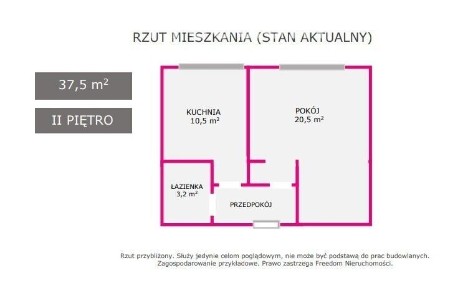 Kształtne 37,5m - idealne na start lub najem