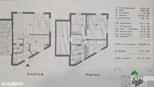 Bliźniaki na granicy Milanówka i Grodziska Maz.