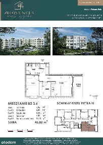 3-pokojowe mieszkanie z balkonem | Zielona Wola, Nowa Ruda-Słupiec