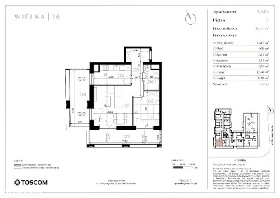 2-pokojowe mieszkanie 47m2 + balkon Bezpośrednio