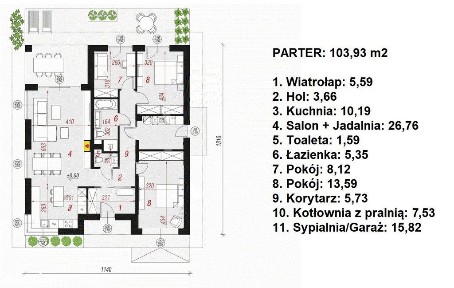 Parterowy dom w st. deweloperskim |Wysoki standard