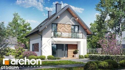 Dom wolnostojący w stanie surowym otwartym w Choczni - pow. 94 m2