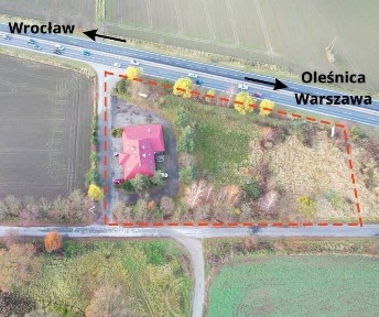 Budynek z funkcjonujący zajazd hotelem - Borowa k. Wrocławia