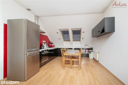 Mieszkanie na poddaszu, po podłodze aż 74 m2