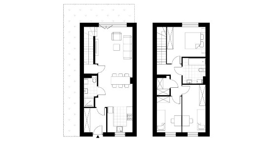 5-pokojowy dom 84m2 + ogródek Bezpośrednio
