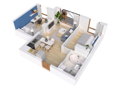 Mieszkanie Zielone Błonia Rumia Etap III