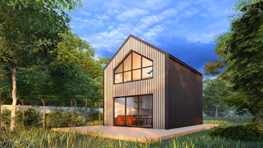 DOM 35 m2 z antresolą w najnowszej stalowej technologi LGS !