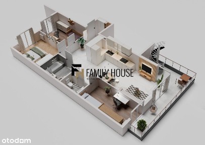 Jędrzejów, apartament deweloperski 77.06 m2.