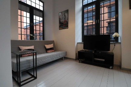 Dwupoziomowy loft w kompleksie U Scheiblera