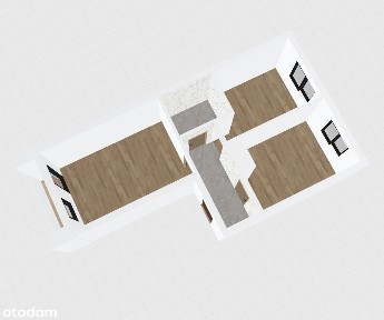 Ruda Śląska, Orzegów | 51m2 | 2 Pokoje | Idealny Układ +Miejskie Media