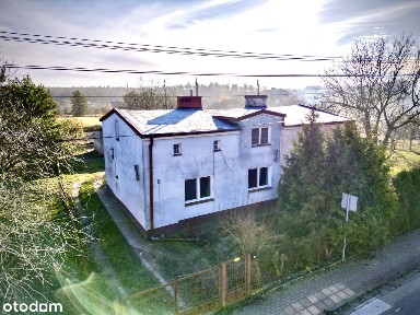 Dom w zabudowie bliźniaczej na dużej działce - Iłowo-Osada