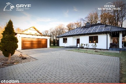 Wyposażony dom|fotowoltaika|kominek z płaszczem|