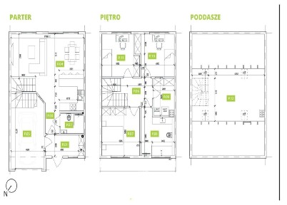 Nowoczesny dom z poddaszem i garażem - 144 m²