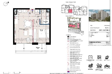 →Piętro 5/6→2pok. 39m2→DUŻY Balkon→ROLETY→Fotowolt.→M.Post w HALI→ALDI