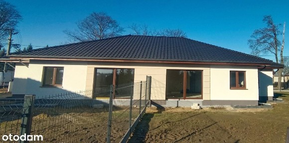 Nowoczesny dom parterowy 103m-rozwiązania Premium, przestronna działka