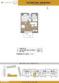 Słoneczny Kwadrat | mieszkanie 1-pok. | B105