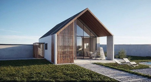 Dom 70 m2 parterowy w najnowszej technologii stalowej LGS !