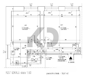 Nowolipki/ Lokal usługowy/ 2 pomieszczenia