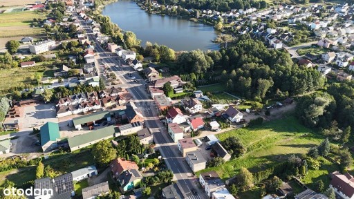 działka + 1/2 domu w centrum Rybna