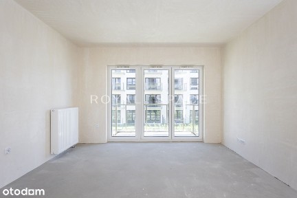 Studio w inwestycji BELG | Widok na zieleń