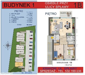 Przedsprzedaż!, Tylko 9800zł/m2, 3 pokojowe, ogród, balkon, Kraków.