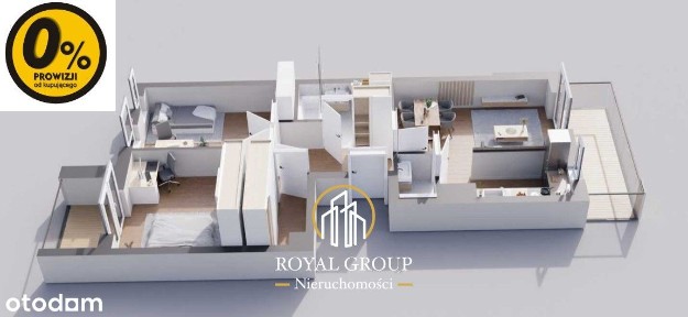 Deweloperka, 3 pokoje, 2 balkony, Nałęczowska