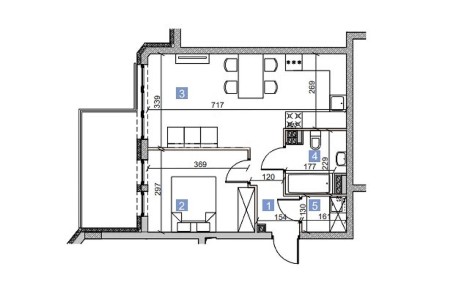 ✧Mieszkanie z balkonem - II Piętro - 43,72 mkw.✧