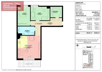 3 pok. 86,48 m2 Nowe budownictwo, Polkowice