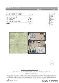 Osiedle Parkowe, Słowiańska - H5 - 31,06m2 parter z ogrodem